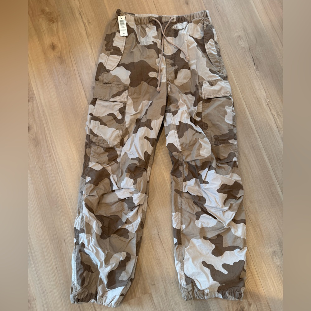 Women’s Desert Camo Cargo Pants - Neutral Brown/Beige